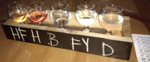 Flight of ciders from Aftermath